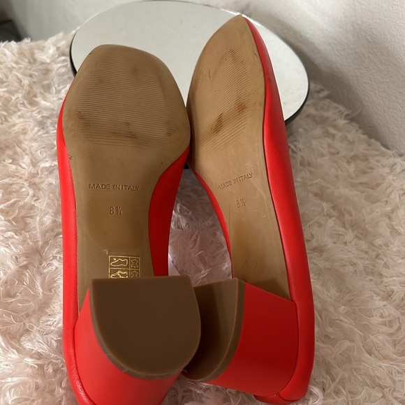 Everlane Italian Leather The Day Heel Red - Picture 7 of 14